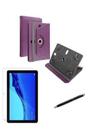 Hometech Alfa8 Mrc 8" Standlı Tablet Kılıfı+Nano Kırılmaz Ekran Koruyucu+Dokunmatik Kalem