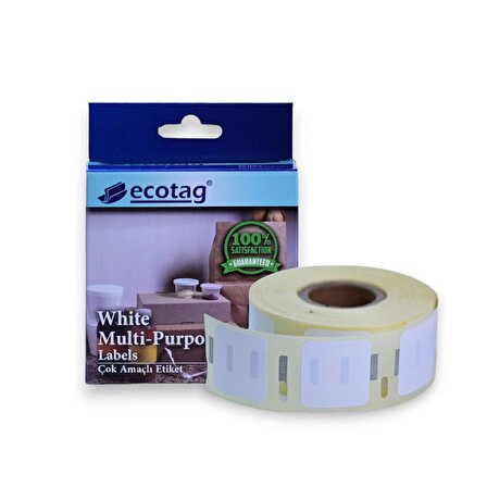 Ecotag Dymo Muadili Yazıcı Etiketi 25 mm x 25 mm