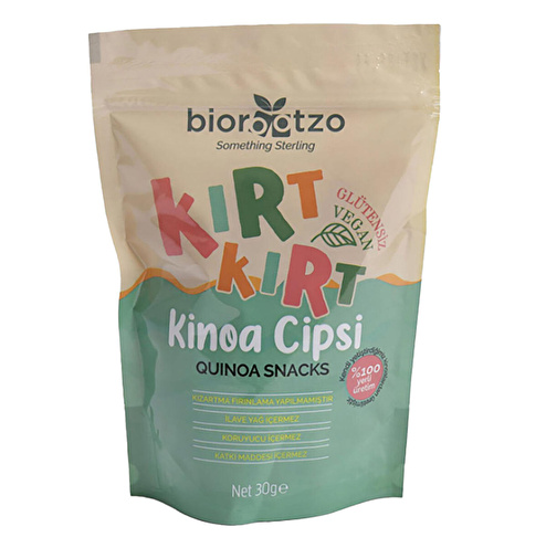 Biorootzo Kırt Kırt Kinoa Cipsi 30 gr