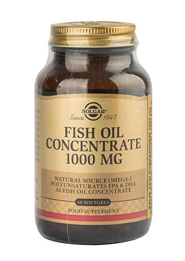 Solgar Fish Oil Concentrate Enerji Bitkinlik Sade