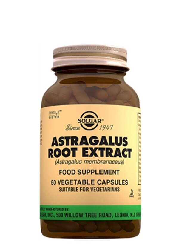 Solgar Astragalus Root Extract 60 Kapsül