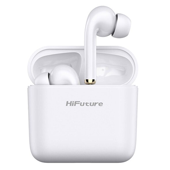 HiFuture SmartPods2 Hi-Res Stereo Pasif Gürültü Önleyici 4 Mikrofonlu Beyaz TWS IPX5 Bluetooth 5.3 Kablosuz Kulaklık