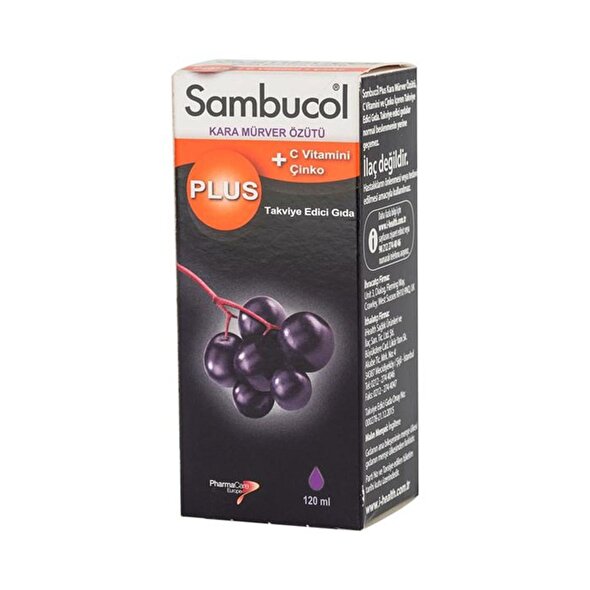 Plus Kara Mürver Özütü + C Vitamini & Çinko 120 Ml