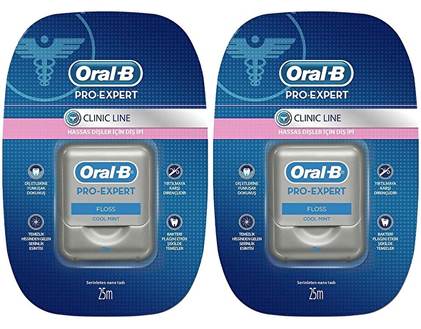 Oral B Diş İpi Pro Expert Clinic Line 25 Metre X 2 Adet Fiyatları Ve Modelleri Pazarama 