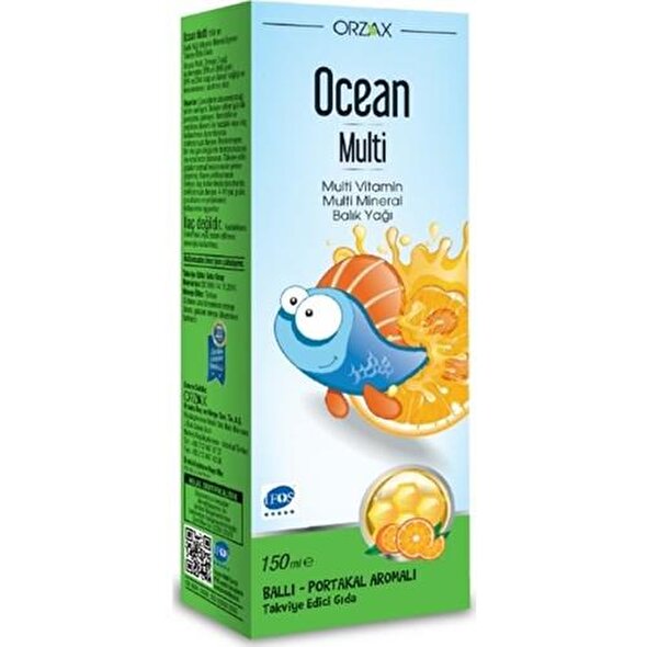 Orzax Ocean Multi Şurup 150 ml