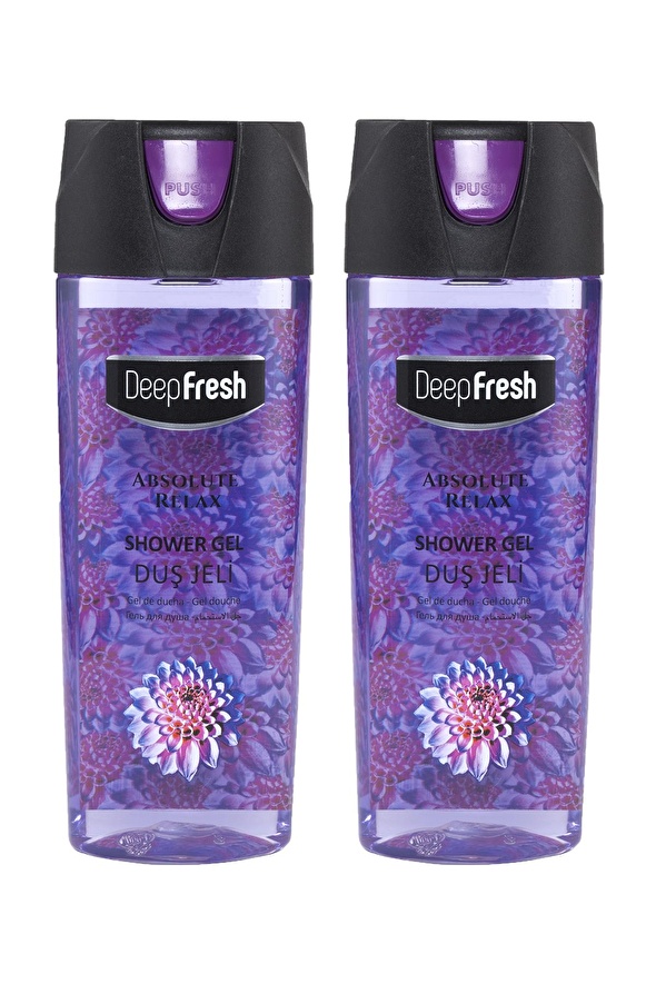 Deep Fresh Absolute Relax Tüm Ciltler İçin Kalıcı Kokulu Duş Jeli 2 x ...