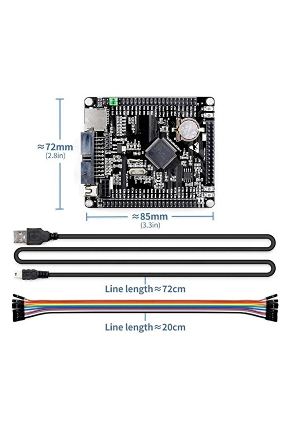 Stm32f407vet6 Devebox Geliştirme Kartı Nrf24l01 Microsd Miniusb ...