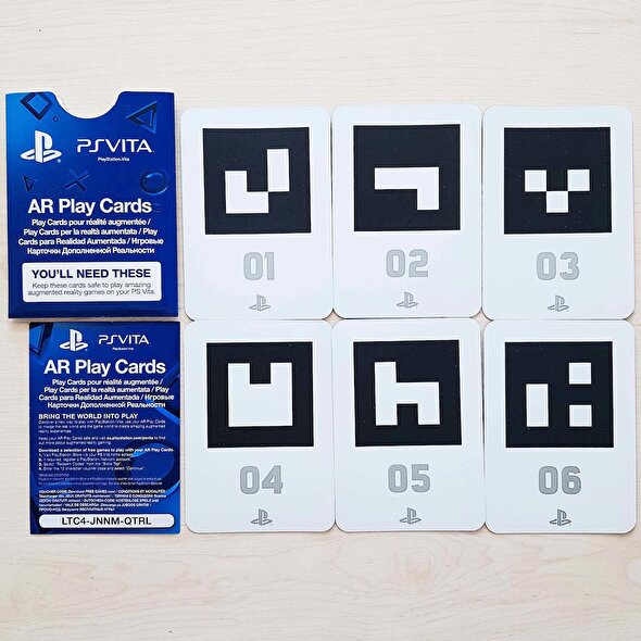 PS Vita AR Play Cards PS Vita AR Kartlar PSV Artırılmış Gerçeklik Kartı PS Vita Oyun Kartı Set