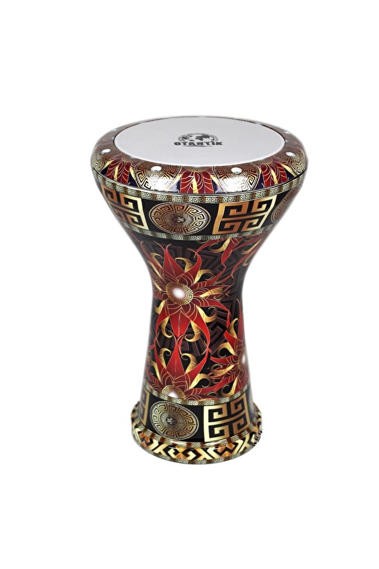 Darbuka Solo El Yapımı Kırmızı Yedek Deri Hediyeli Profesyonel Model