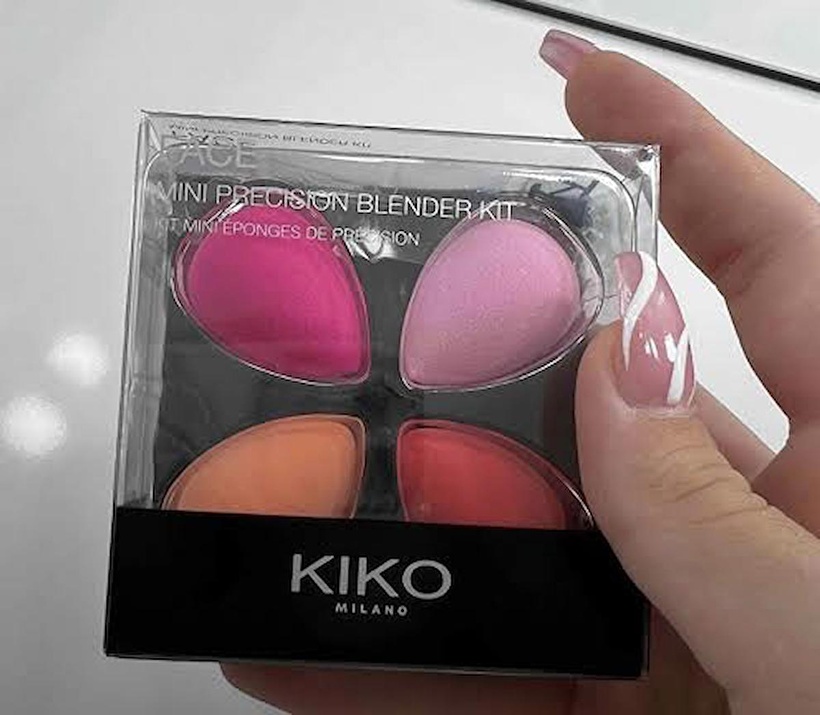 Kiko Milano Mini Precision Blender Kit Fondöten Ve Kapatıcı Uygulamak