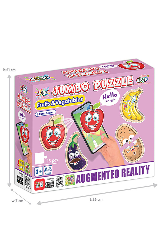 Jumbo Puzzle Meyveler ve Sebzeler Jagu Fiyatları ve Modelleri Pazarama