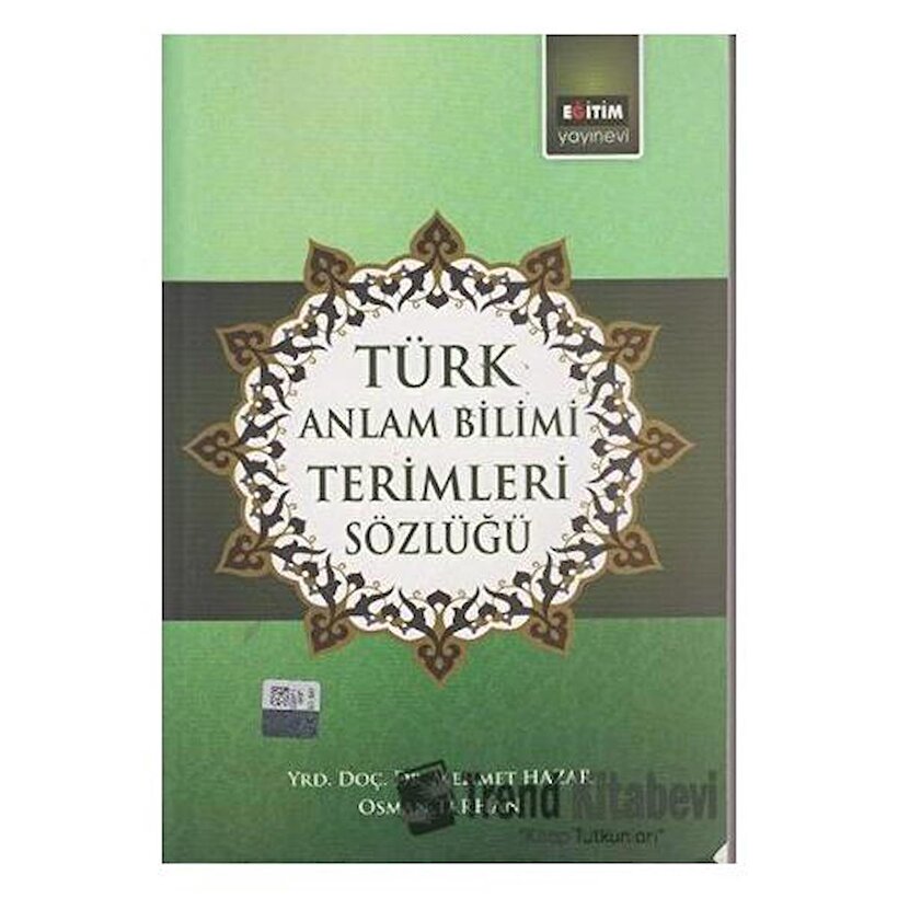 türk anlam bilimi terimleri sözlüğü mehmet hazar fiyatları ve